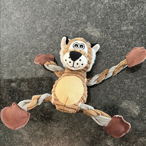 Plush Dog Toy Tiger with Rope Limbs Tug & Move Limbs 8” Dog Toy NWT - Picture 10 of 10